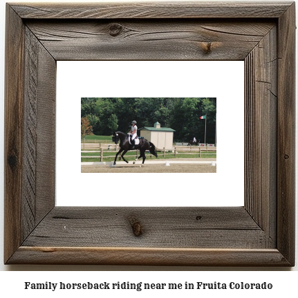 family horseback riding near me in Fruita, Colorado